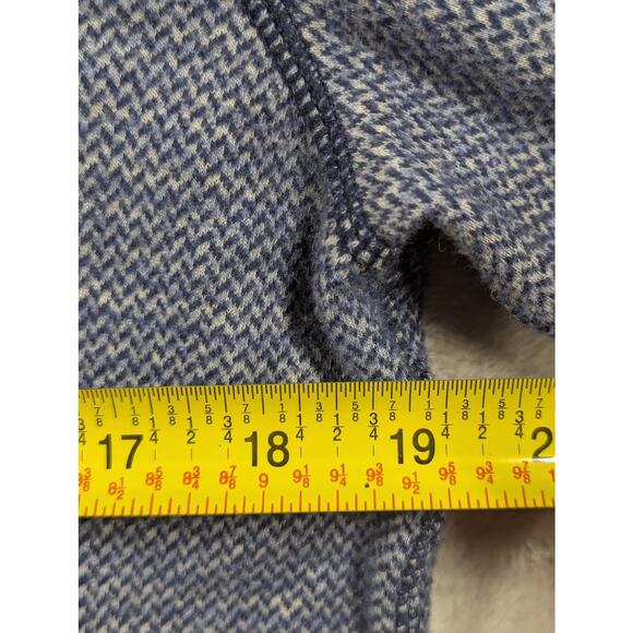 Tommy Bahama Sweater Men MEDIUM Blue Pullover Quarter Zip Reversible Sweatshirt - Picture 5 of 11